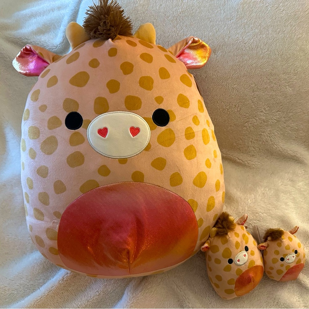 Squishmallow Zuni Giraffe Bundle Set NWT